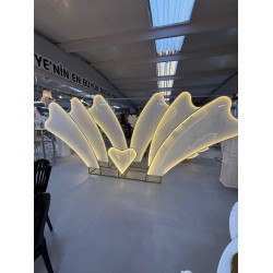 Safir Işıklı Fon | Düğün, Kına, Nişan ve Organizasyon Ekipmanları